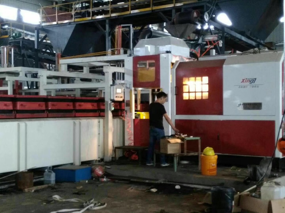 浙江兆元機(jī)械兩臺(tái)全自動(dòng)無箱造型機(jī)匹配兩條疊式全自動(dòng)澆鑄線正式投產(chǎn)！